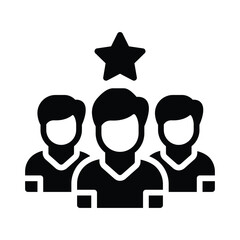 Leadership  Vector Icon which can easily modify or edit
