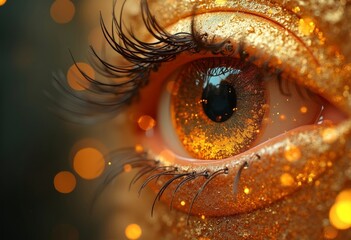 Jinmang Eye Art Close up