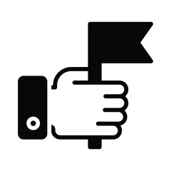 Mission Vector Icon which can easily modify or edit