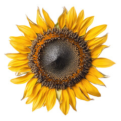 Fototapeta premium Sunflower Seed on isolated transparent cutout PNG Background