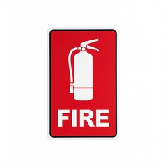 Obraz premium fire extinguisher sign