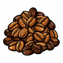 pine cone on white background