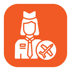 Flight Attendant Icon