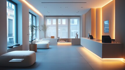 Stylish boutique with bright lighting and a sleek, modern design.