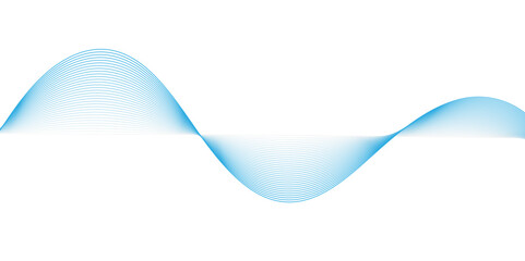  A minimalist, abstract wave illustration featuring a single, smooth,flowing light blue band against a clean white background.The band has a soft,translucent quality and curves gently across the frame