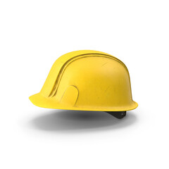 Yellow Hard Hat: Construction Safety Helmet 3D Render