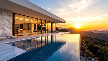 Fototapeta premium Photorealistic Modern Mansion