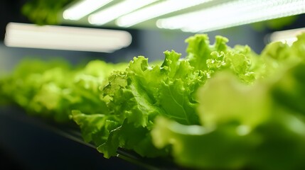 Hydroponic Lettuce: Indoor Futuristic System