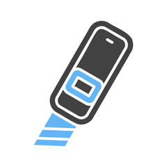 Paper Cutter icon vector image. Suitable for mobile apps, web apps and print media.