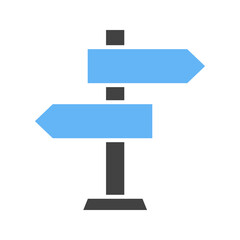 Street Signs I icon vector image. Suitable for mobile apps, web apps and print media.