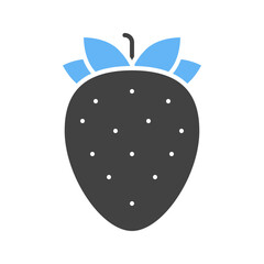 Strawberry icon vector image. Suitable for mobile apps, web apps and print media.