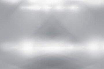 long soft gray studio room background, wide grey floor backdrop with spotlight.