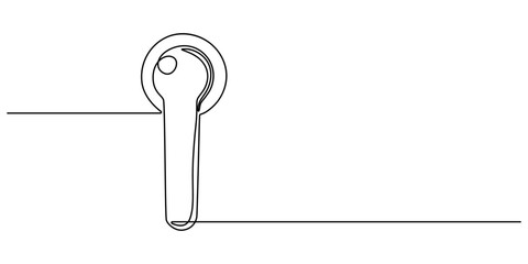 door knob continuous one line drawing, Door Handle Drawing, Doorknob Black Stroke Linear Icon, Doorknob Icon on Black and White Vector Backgrounds, Silhouette Illustration Minimalist Style, Graphic. 