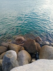 stones on the water