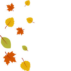 Autumn Leaves Falling