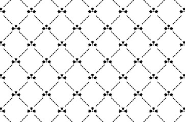 Abstract Flower Pattern Background vector illustration.