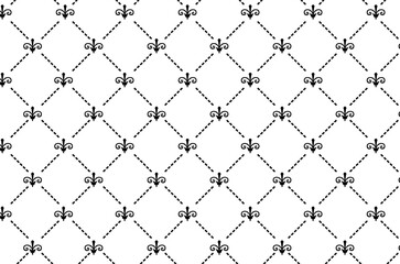 Abstract Flower Pattern Background vector illustration.