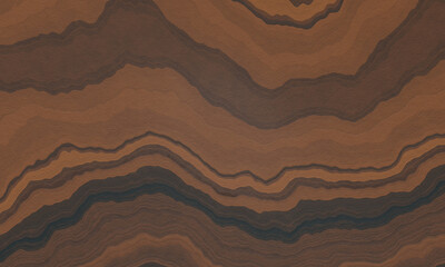 Abstract soil and rock background. Brown weathered layered stone surface texture