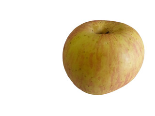 fruit apple on white background
