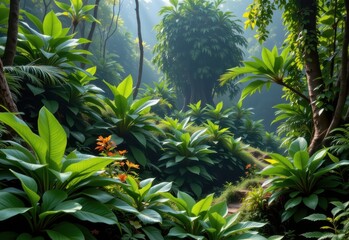 high humidity supporting diverse medicinal plants used in traditional tropical medicine with unique bioactive compounds.