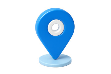3D map pin icon. Location marker. Navigation and destination concept.