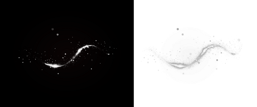Twirl glowing bokeh shiny fashion decoration shimmer new christmas lens year dazzle glow cosmetic element illustration black curve design background abstract dynamic light effect white - Powered by Adobe
