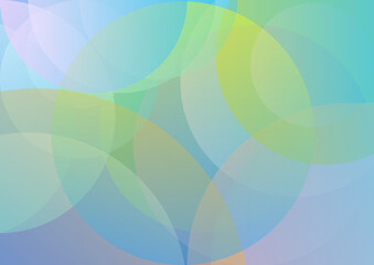 abstract background with colorful circles