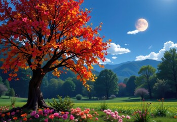 trees balance carbon dioxide levels by absorbing co2 during the day and releasing some through respiration at night, maintaining ecosystem stability.
