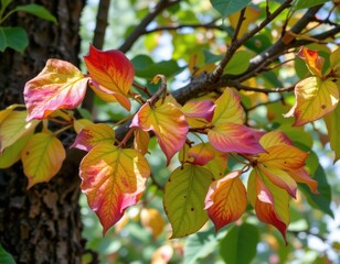seasonal changes affect tree carbon uptake, with photosynthesis peaking in growing seasons and carbon release during leaf decay.