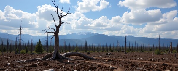 dead trees contribute to carbon cycling as they decompose, releasing nutrients and carbon into soil ecosystems.