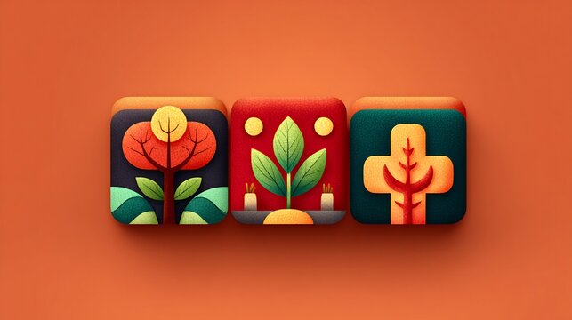 Tile Game Revival Trend cultural exchange abstract game tile icons layout patterns international leisure motif strategic play diffusion vector illustration