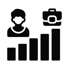 Career opportunity Vector Icon which can easily modify or edit
