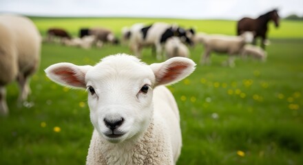 Obraz premium sheep and lamb