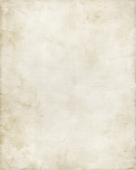 Fototapeta premium Vintage Aged Paper Texture with Faded Edges and Subtle Stains