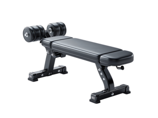 Gym Bench Press isolated on transparent or white background