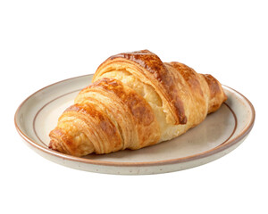 croissant isolated on white background