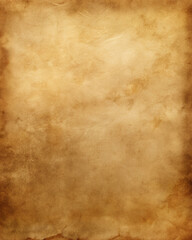 Aged Vintage Paper Texture with Burnt Edges for Antique Design Use