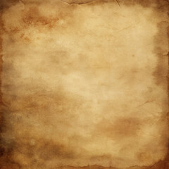 Obraz premium Aged Vintage Paper Texture with Burnt Edges for Antique Design Use