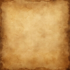 Aged Vintage Paper Texture with Burnt Edges for Antique Design Use