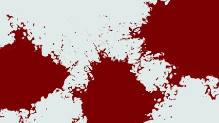 red blood splat background, red blood splatter , footage 4k for editing video , blood splash - Powered by Adobe