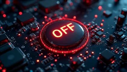 Off button on circuit board