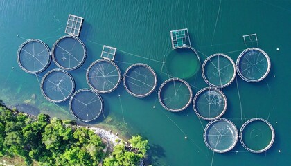 Efficient Fish Growth Through Controlled Cage Farming