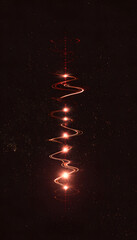 Obraz premium Show Energy Flow Through Chakras in a Realistic Photo