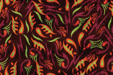 abstract seamless motif fabric patterns, abstract ikat, carpet, fabric, batik	