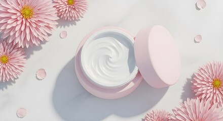 Luxury Skincare Flatlay