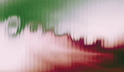 Abstract background gradient liquid shiny with stripes effect. Refraction of wavy striped glass.