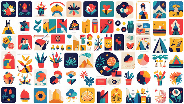 seamless pattern with numbers