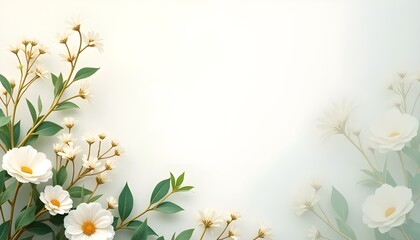 Elegant Floral Arrangements: A Collection of White Flowers and Greenery
3D Floral Art: Captivating Blooms for Modern Decor