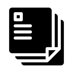 Document glyph icon