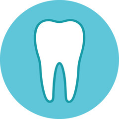 Tooth icon Dental clinic logotype. . Vector illustration